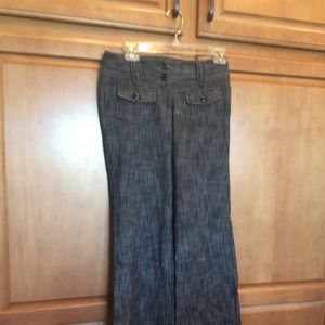 Charlotte Russe Jeans size 1 wide leg EUC
